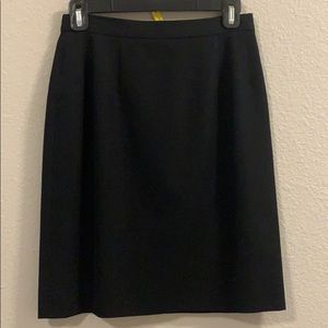 Austin Reed classic black wool dress skirt.